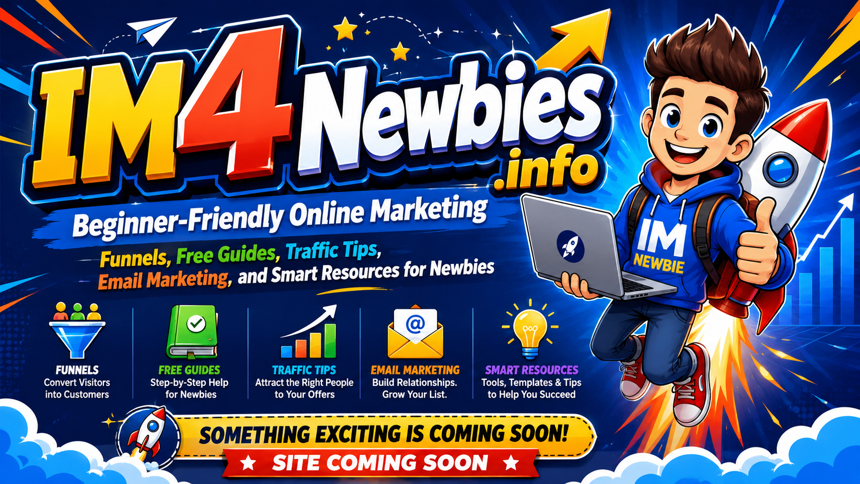 IM4Newbies.info beginner-friendly online marketing site coming soon